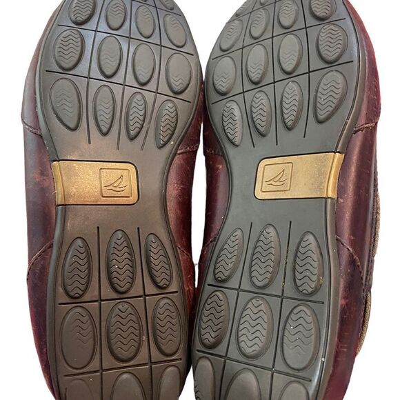 Sperry Top Sider Men Size 9.5 M Leather Driving Loafer Shoe Rubber Sole CH196 main image 5